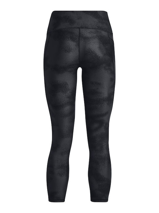 HeatGear Training Women's Long Firming High Waist Leggings Black Jet Gray Orange Blast