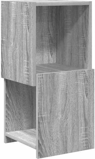 Дървен Бюро Шкаф Бял 30.5x30x65см