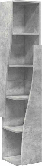 Дървен Бюро Шкаф Бял 27.5x27x140см