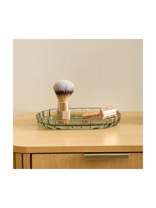 Glass Green Soap Dish 19.7x11.4x2.5cm