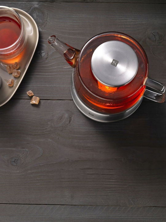 Zwilling J.A. Henckels Teapot with Filter Glass Silver