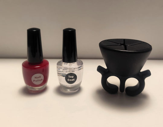 3 buc Set de Lacuri de Unghii Roșu Red 8.3ml