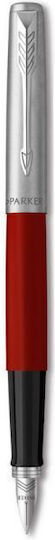 Parker Jotter Original Pen Set Rollerball/Ballpoint with Fountain Pen made of Steel Red