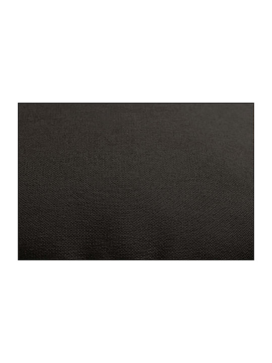 Πуф За табуретка Point Canvas Recycled Black Licorice 50x50x35см