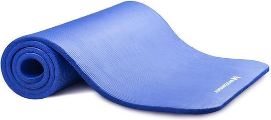 Wozinsky Pilates Exercise Mat Blue with Carry Strap 181x63x0.9cm