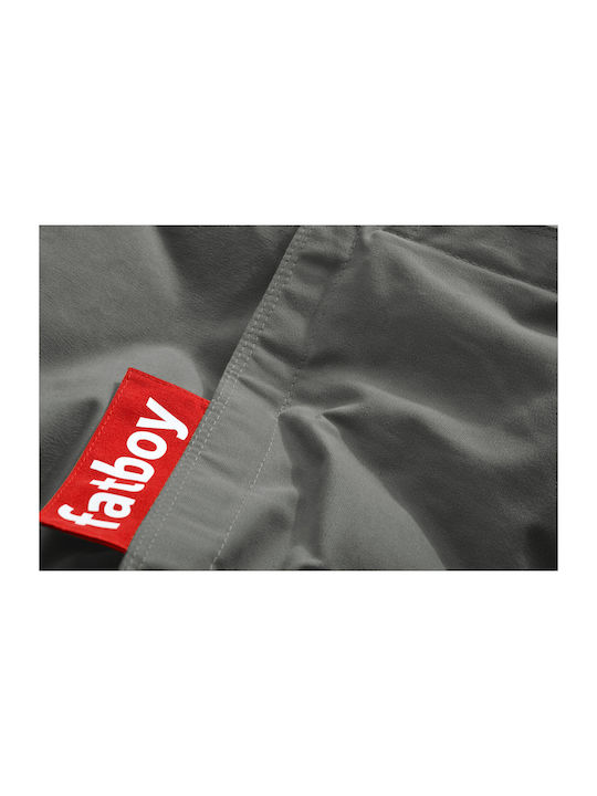 Fatboy Sitzsack Nackenrolle Junior Canvas Recycled Schiefergrau 100x130cm