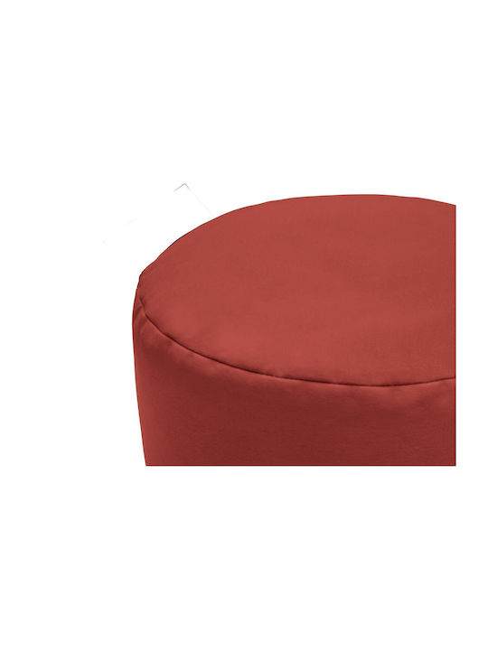Πουφ Hocker Point Merlot Red 50x50x35cm