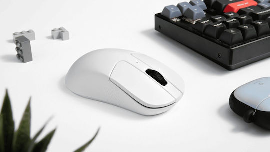 Keychron M3 Mini 8k Ασύρματο Gaming Ποντίκι 30000 DPI Λευκό M3M-A24