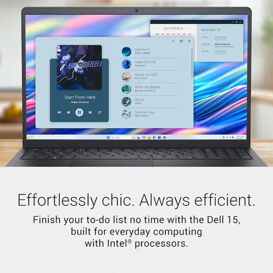 Dell DC15250 15.6" FHD Touchscreen (i5-1334U/8GB/512GB SSD/W11 S) Carbon Black (US Keyboard)
