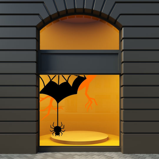 Halloween Βιτρίνα Ιστός Αράχνης 130x130cm