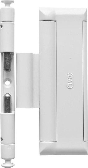 Cal Doublex S Burglar-Proof Security Two Bolts for Swing Aluminum Frames Brown