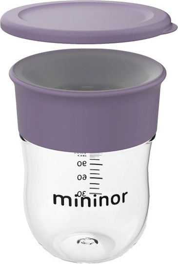 Mininor Παιδικό Ποτηράκι από Πλαστικό Λιλά 220ml