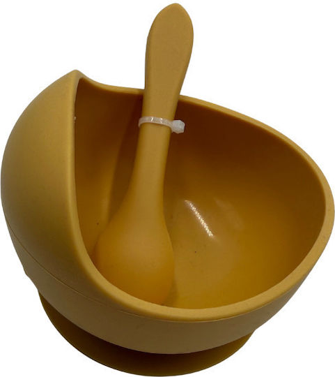 Excellent Houseware Baby Food Container Set made of Silicone Yellow 2pcs