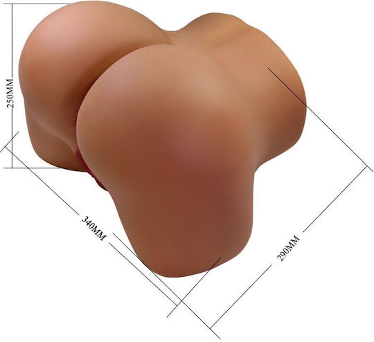 Crazy Bull Realistic Masturbator Butt / Vagina με Δόνηση D-243861