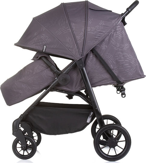 Chipolino Top Stars Double Stroller Suitable for Newborn Anthracite 13.35kg