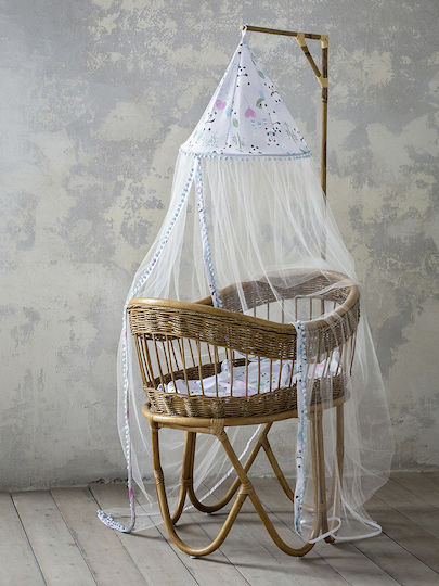 Nima Baby Mosquito Net for Crib Lola Panda White
