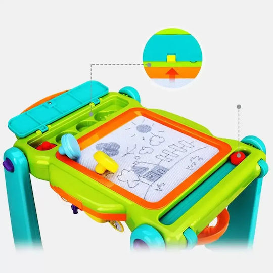 Hola Toys Multicolour Baby Push Walker for 12+ Months with Sounds