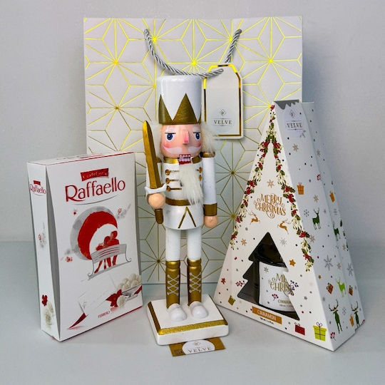 Pachet Deliciu De Crăciun Odorizant De Cameră Decorațiune Spargător De Nuci Praline Raffaello În Sac Cadou