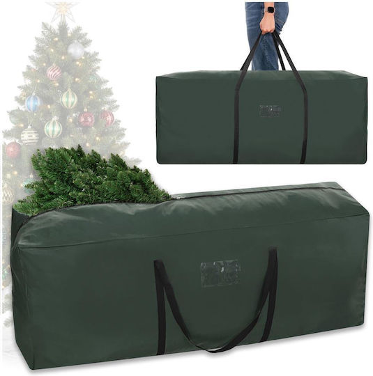 Artificial Christmas Tree Storage Bag 125x50x40 Cm Polyester Green