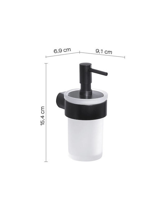 Gedy Spender Glas Schwarz