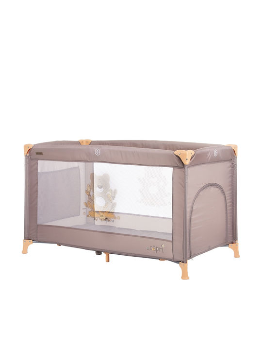 Chipolino Capri Playpen with Mattress Sand 125x65cm
