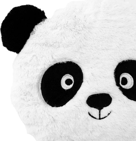 Atmosphera Rundes Kinder Wurfkissen Panda Weiß Φ27cm
