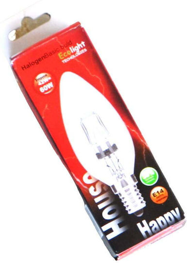 Halogen Lamp Eco Light Candle E14 53w=75w 5ele40