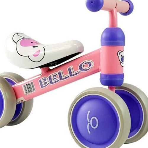 Lean Toys Bicicletă de Echilibru pentru Copii Roz