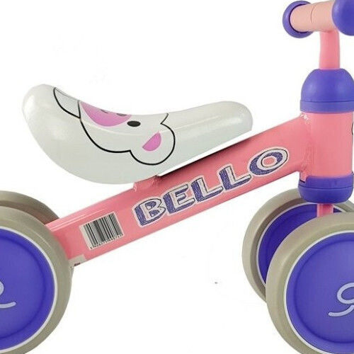 Lean Toys Bicicletă de Echilibru pentru Copii Roz