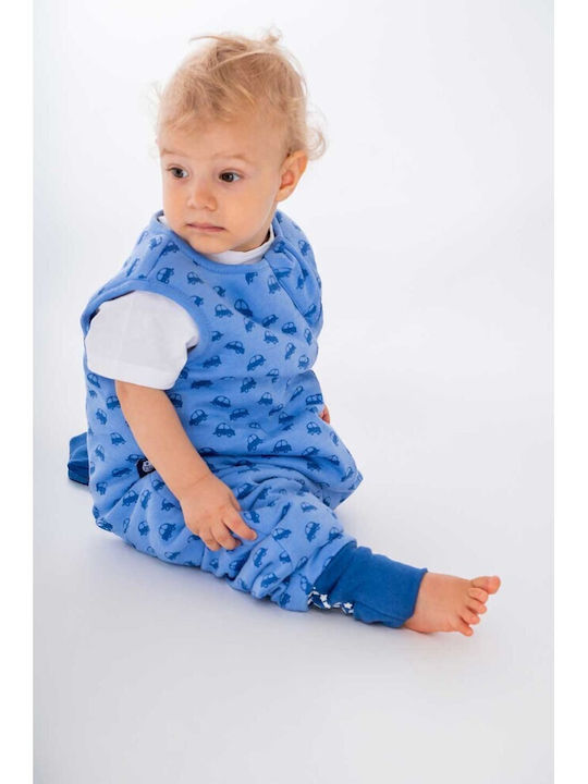 Baby Bliss Autumn Sleeping Bag with Feet Blue