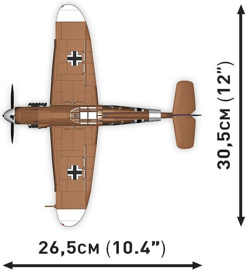 Cobi Modellfigur 350 Teile mit Kleber und Farben 34.4x24x6cm.
