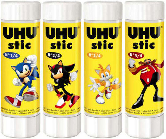 Uhu Κόλλα Stic Sonic 40gr 4 Σχέδια 1τμχ