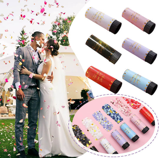 Wedding Confetti Cannon White
