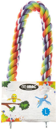 Imac Hanging Rope Birds Rainbow Perch Large 4.5x60 Cm