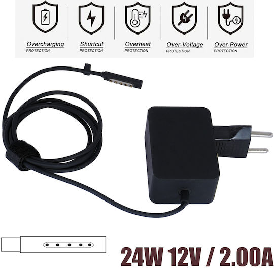 Τροφοδοτικό Laptop Ac Adapter Φορτιστής Surface Pro 1 2 Micc2 1706 Microsoft Microsoft Surface Rt Brand Charger 12v 2a 24w 24w Microsoft Charger Laptop Tablet Charger Power Supply-24w Microsoft Psu Κωδ.60101