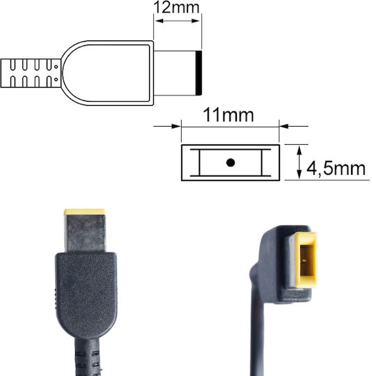 Încărcător adaptor de alimentare laptop Lenovo G50-30 Model 80g0 Serial Pf0714wu 36200610 Adlx45ncc3a 20v2.25a Încărcător notebook laptop Cod OEM 60060