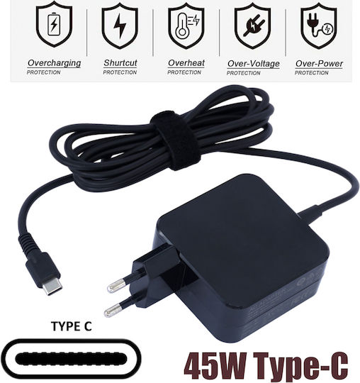 Laptop Power Adapter Charger OEM 45W Type-C ADL-45A1 HP Pavilion X2 10-n101nv HP X2 10-p001nv X2 12-b000nv X2 10-n103nv X2 10-n104nv X2 10-k008nv Toshiba X20w-d-10p Laptop Notebook Charger OEM High Quality Code 60133