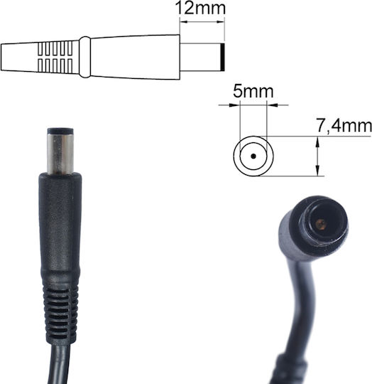 Laptop Charger 330W 19.5V 16.9A for Dell with Detachable Power Cable