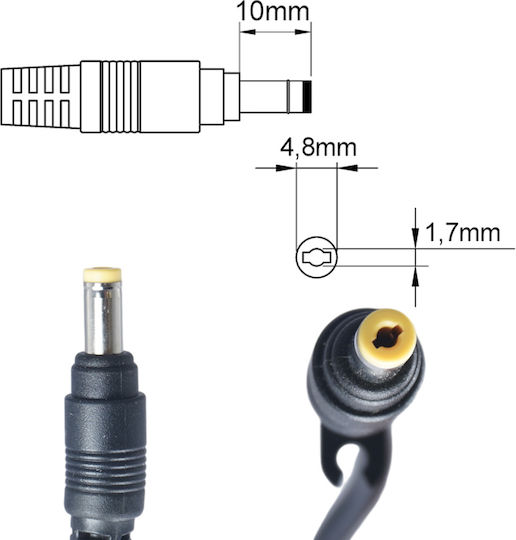 Laptop Power Adapter Charger Sony 40W 10.5V 3.8A 4.8*1.7 mm VGP-AC10V10 Laptop Notebook Charger OEM High Quality Code 60070
