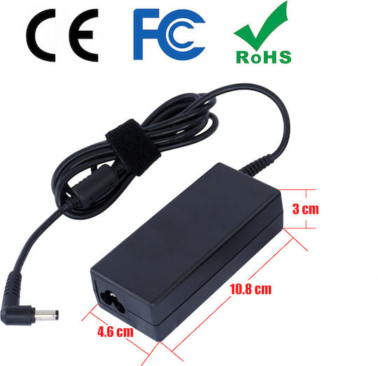 Τροφοδοτικό Laptop Ac Adapter Φορτιστής Fujitsu Siemens Lifebook E544 E546 E754 Lh530 M1010 Oem Υψηλής Ποιότητας Κωδ.60020