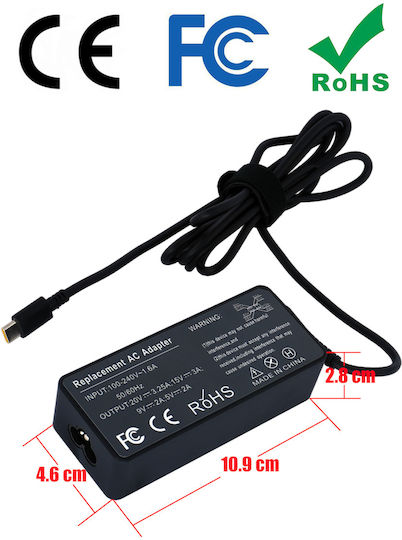 Laptop Power Adapter Charger Lenovo Thinkbook 15-itl G2 20ve00rrpb OEM High Quality Code 60143