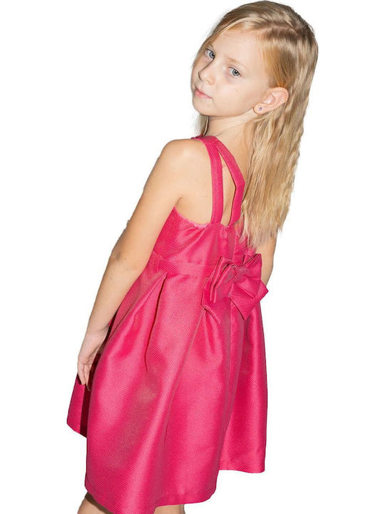 Kinderkleid Ärmellos Fuchsie