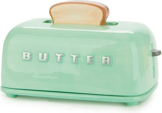 Pylones Butter Dish Ceramic Green