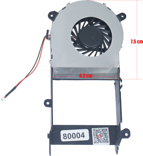Ανεμιστηράκι Laptop Cpu Cooling Fan Samsung R18 R19 R20 R23 R25 R26 P400 F0223 P Mcf-913pam05-20 2pin Toshiba Κωδ 80004