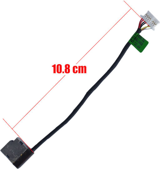 HP 15-ac HP 250 G4 15-ac055nr 15-ac061nr 15-ac063nr 15-ac113cl M9t00ea T6n52ea M9s89ea P5t03ea P5t94ea M9s72ea W4n06ea DC Power Jack Socket Connector Charging Port DC In Cable Code 3412