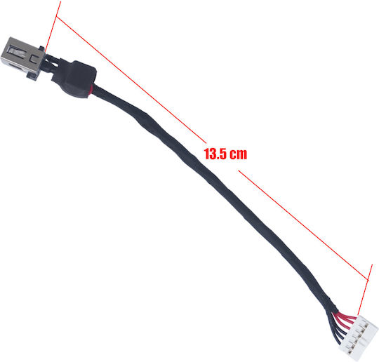 DC Power Jack Socket Toshiba Satellite C70-a C75-a L70 L75 S70-a S75-a L70-a L75-a L75d-a DD0BD5AD010 Cable 13.5cm 6pins Code 3995