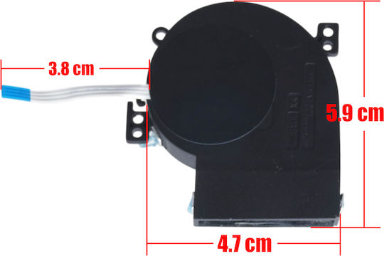 Ανεμιστηράκι Laptop Cpu Cooling Fan Sony Ps2 Playstation 2 Slim Console Scph-9000x Scph-90000 9000x 90000 Series 3pin Κωδ.81475
