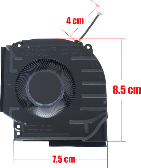 Laptop Fan GPU Cooling Fan HP Victus 16-r 16-s Omen 16-w 16-xd 16-ae 16-ap Mg75091v1-c180-s9a Dc280016hs0suo3 N44738-001 5pin Code 81479
