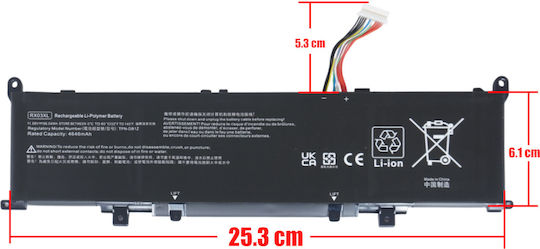Съвместима Батерия за HP ProBook / EliteBook HP ProBook 440 G11, 445 G11, 460 G11, 465 G11, EliteBook 640 G11, 645 G11, 660 G11 с 4840mAh