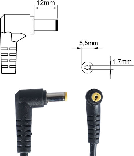 Τροφοδοτικό Laptop Ac Adapter Φορτιστής Acer 30w Pa-1300-04 19v 1.58a 5.5mm X 1.7mm Laptop Notebook Charger Oem Υψηλής Ποιότητας Κωδ.60030